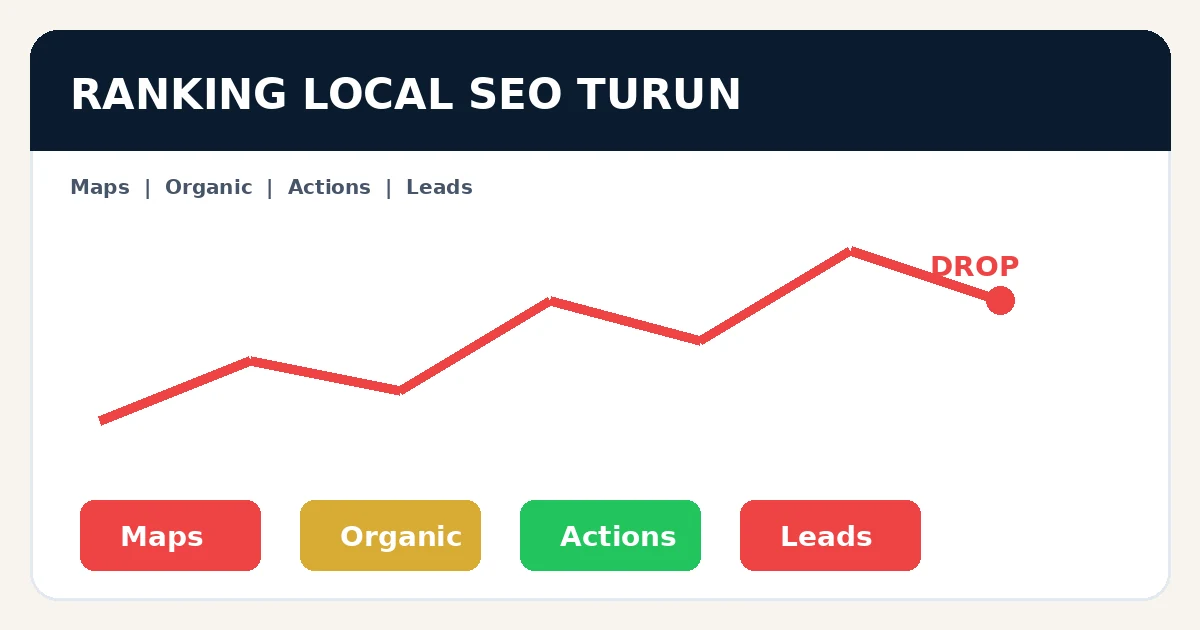 Ranking Local SEO Turun: Cara Mendiagnosis